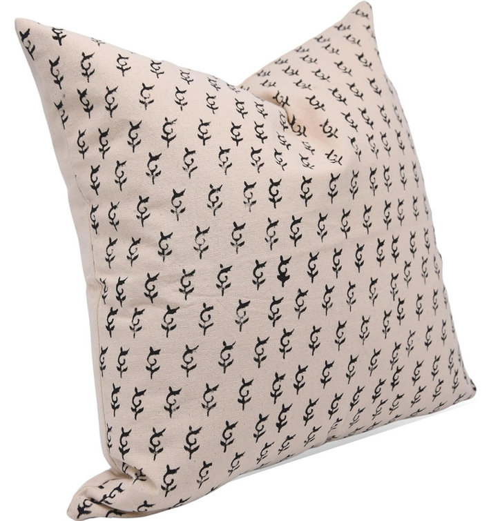 Carrabotta Floral Cotton Indoor Outdoor Pillow Cover